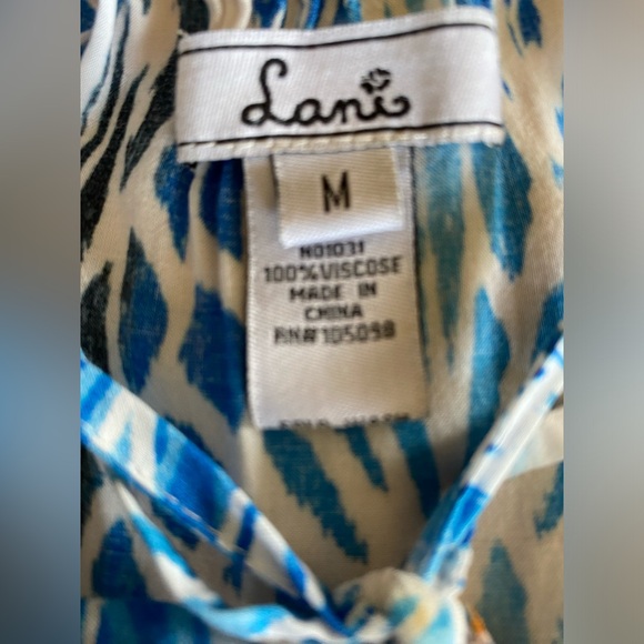 Lani Maxi Dress Tie Dye High Low sz M - Picture 11 of 13